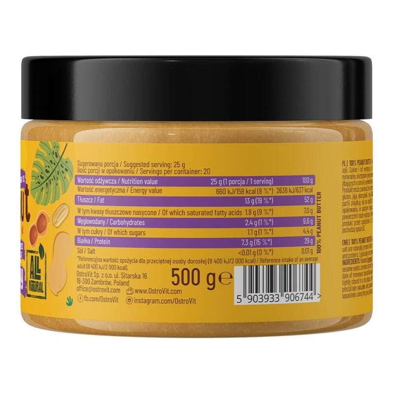 OstroVit 100% Krem Orzechowy 500 g