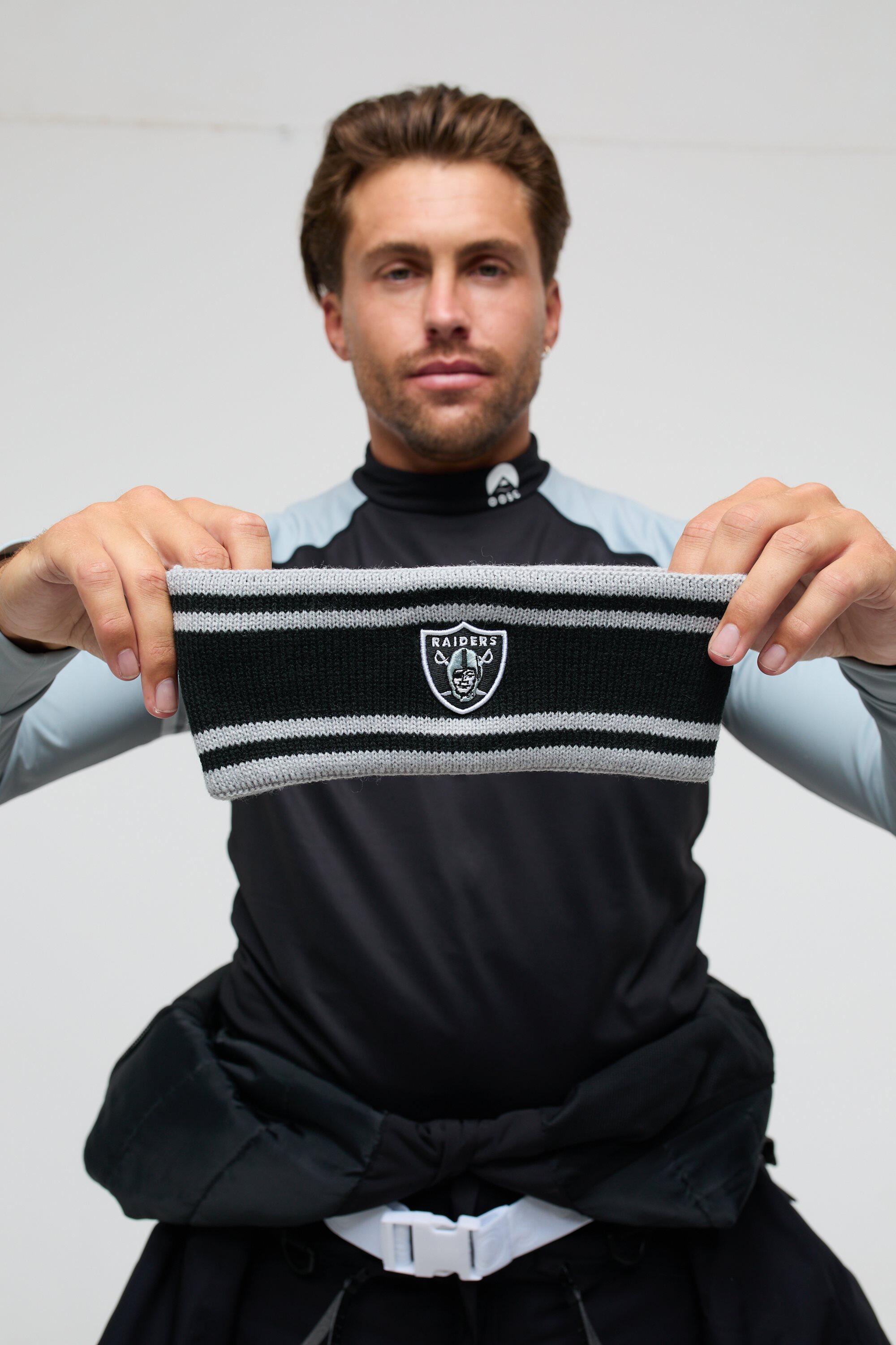Bandeau Raiders de Las Vegas OOSC x NFL en acrylique, brodé, unisexe 3/3
