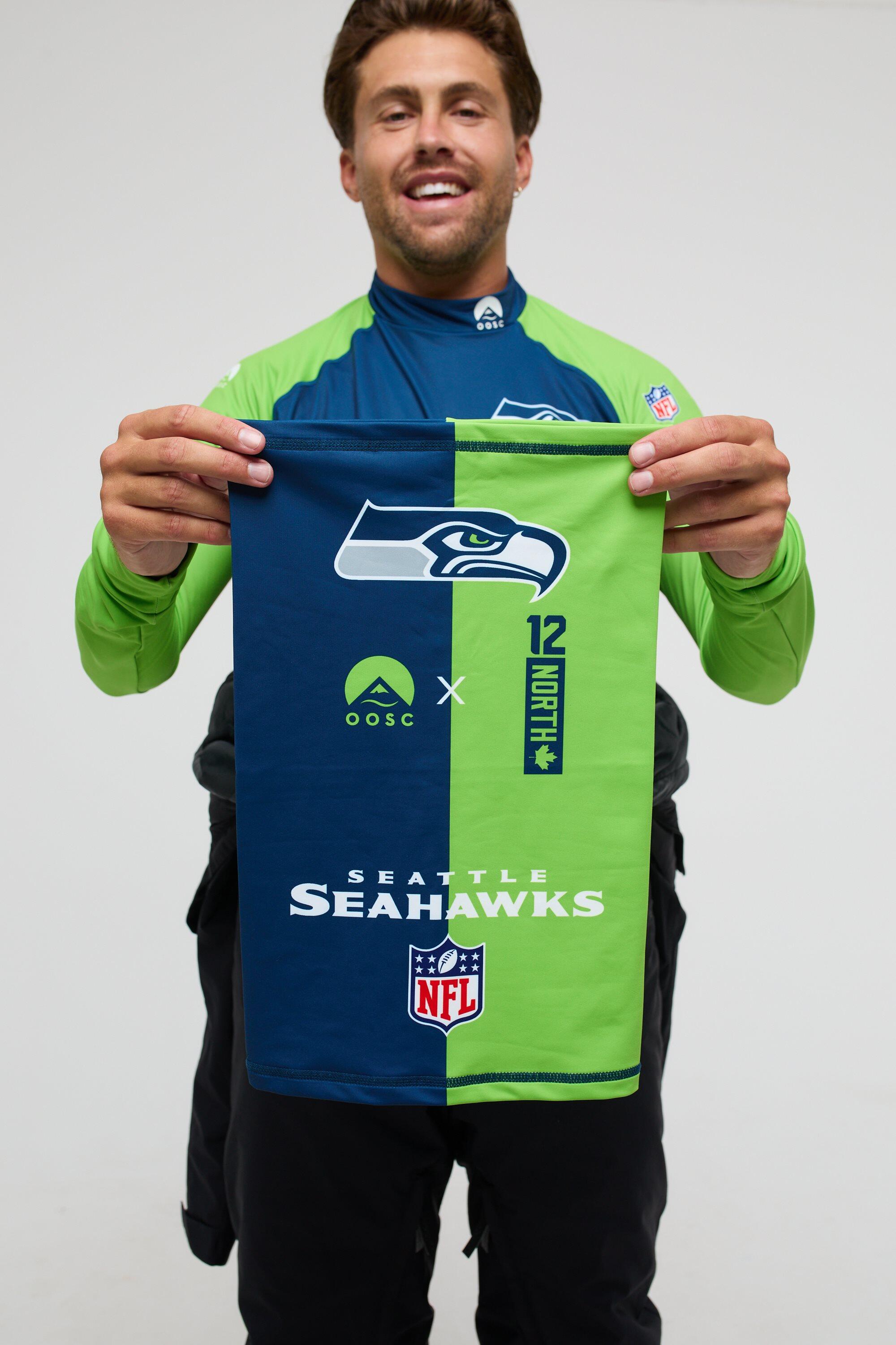 Scaldacollo Ufficiale Seattle Seahawks in Poliestere Multifunzione 4/4