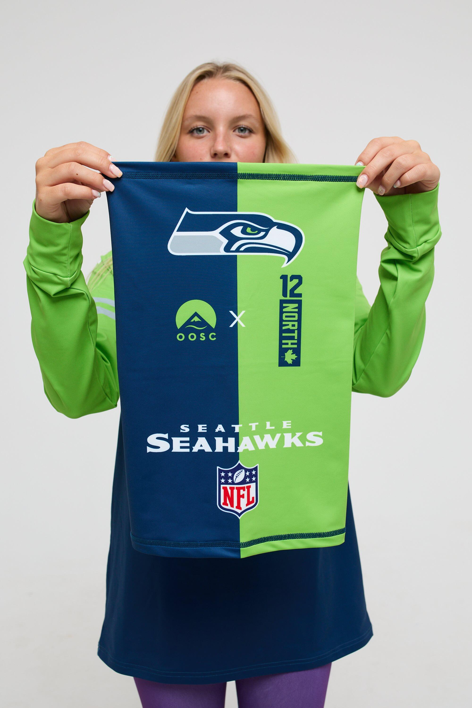 Scaldacollo Ufficiale Seattle Seahawks in Poliestere Multifunzione 2/4