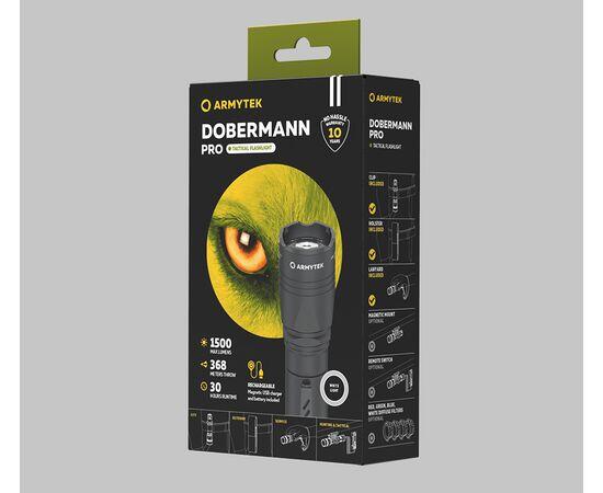 Lanterne Touristique, Armytek, Doberman Pro, Aimant USB, Lumière Blanche 6/6