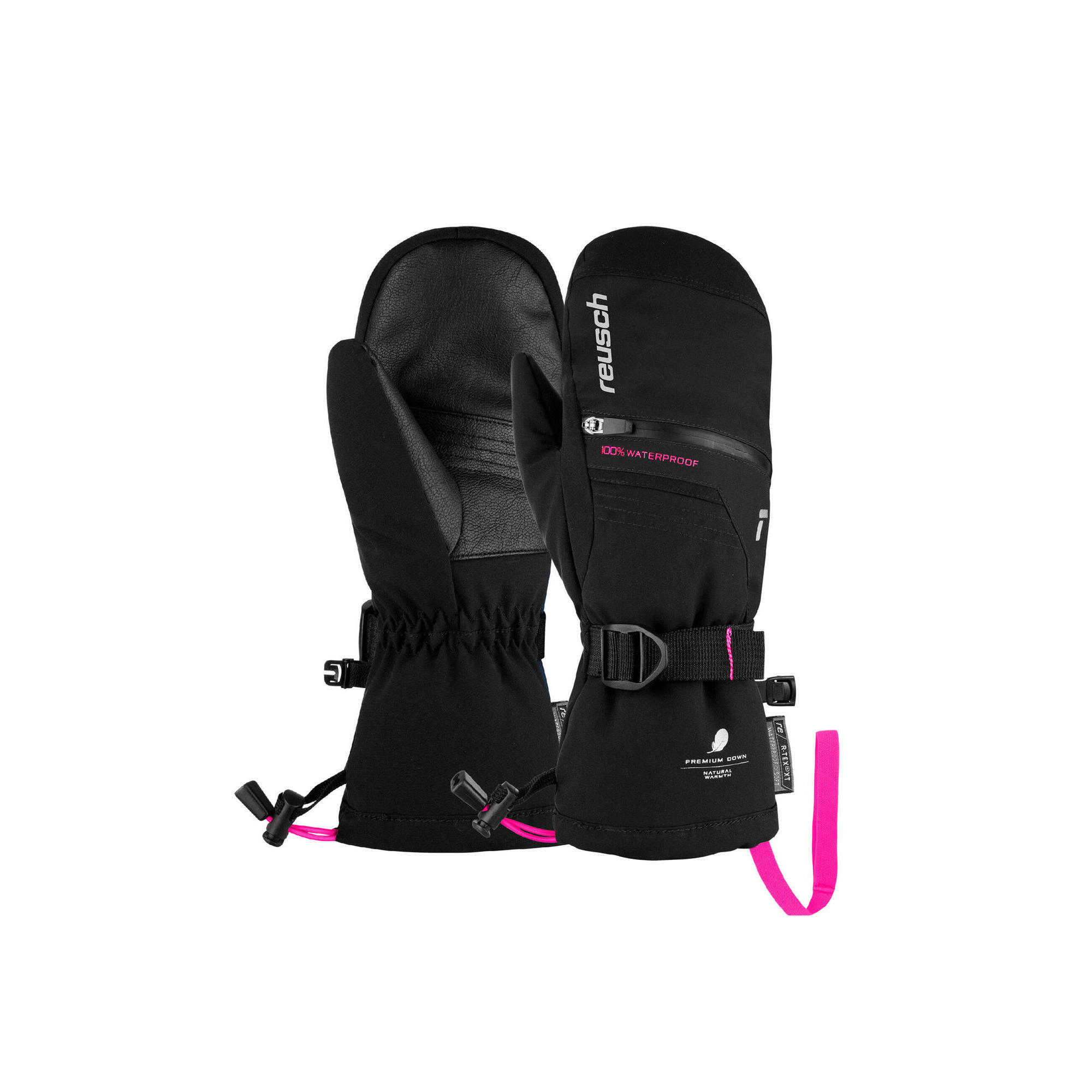 Reusch - Gants De Ski Enfant Reusch Lando R-tex® Xt Mitten - Gants - Noir|rose - 5 - Decathlon