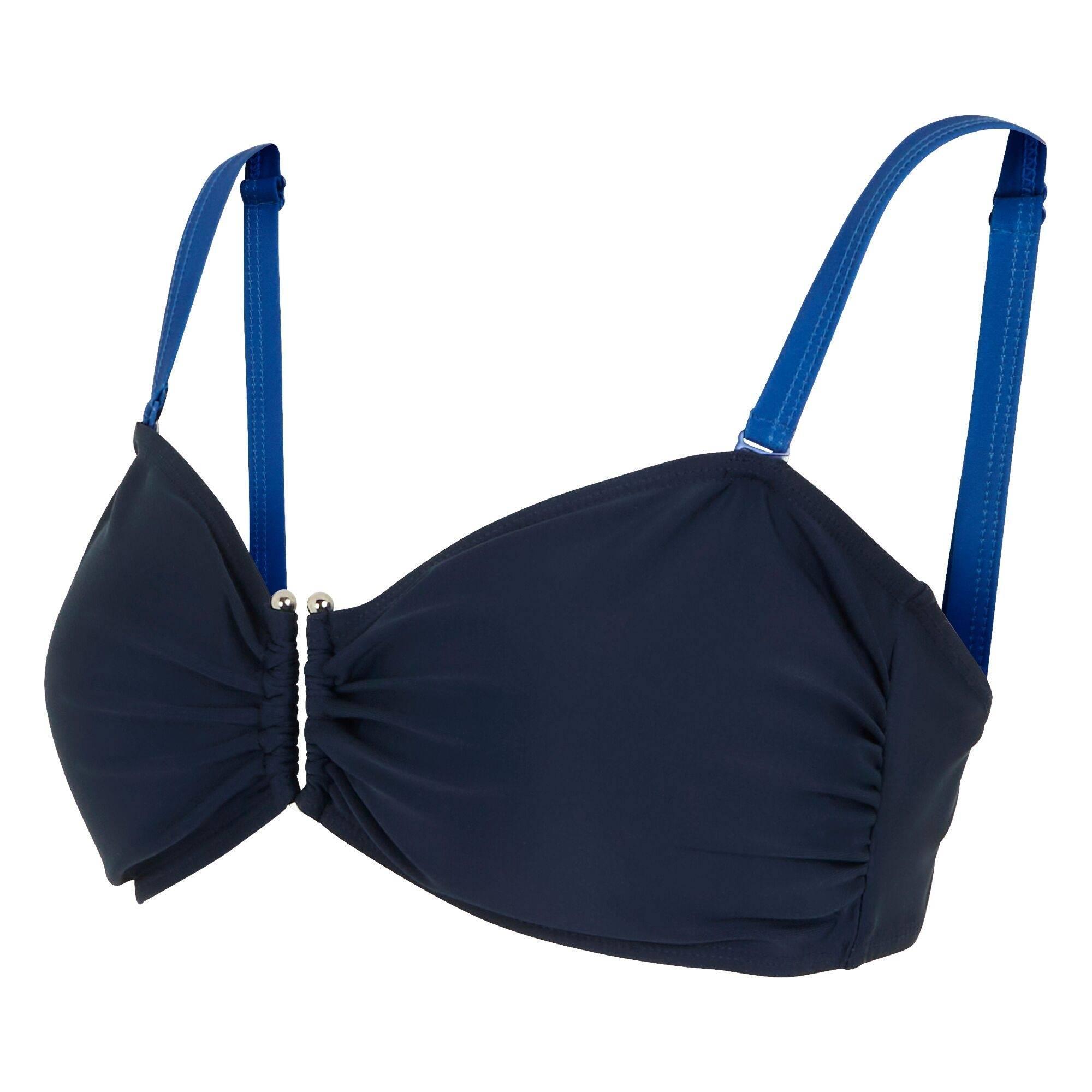 "Aceana III" Bikini Oberteil für Damen Marineblau/Hellstes Blau 3/4
