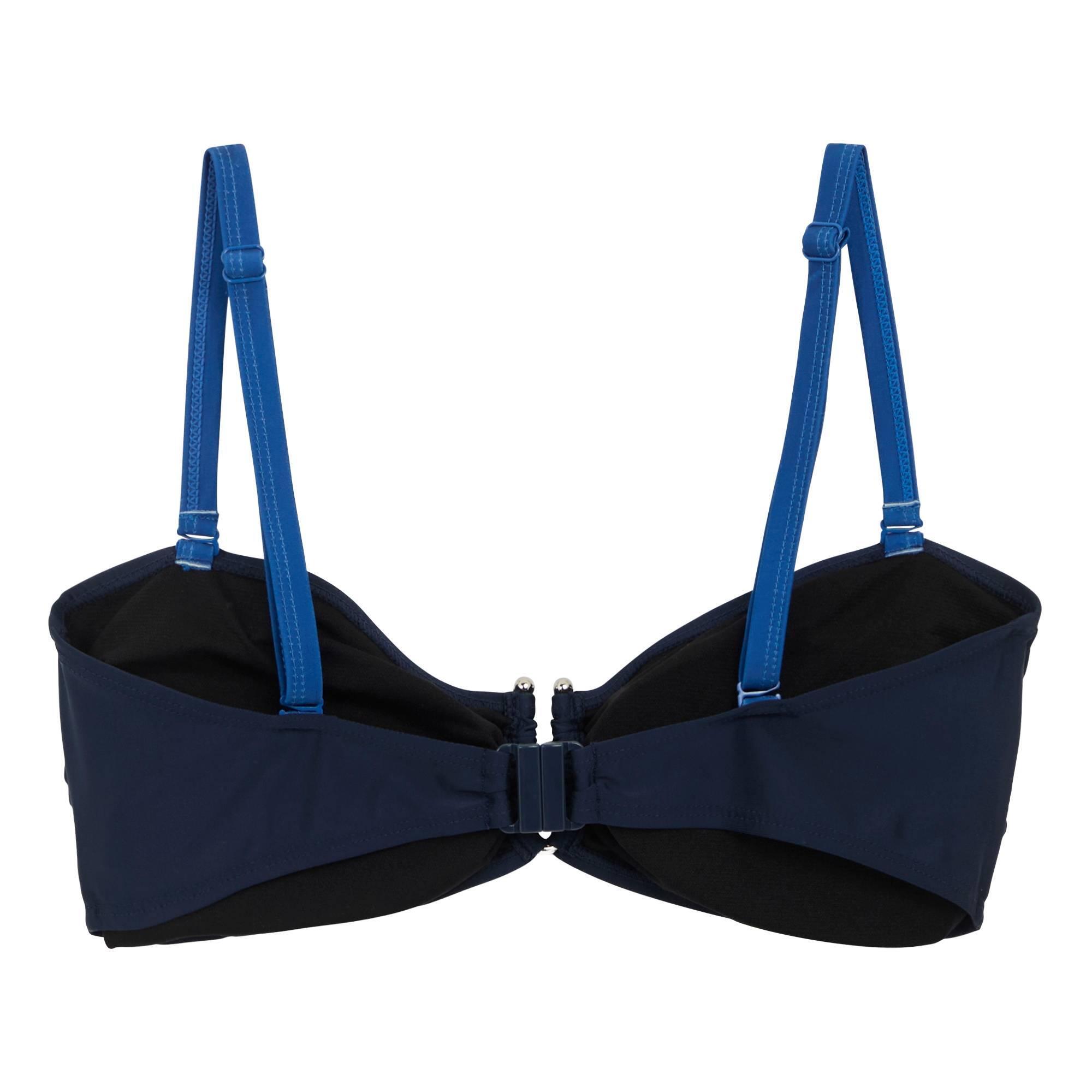 "Aceana III" Bikini Oberteil für Damen Marineblau/Hellstes Blau 2/4
