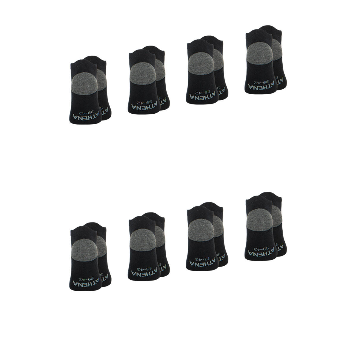 Lot de 8 socquettes homme Ecopack sport 3/4