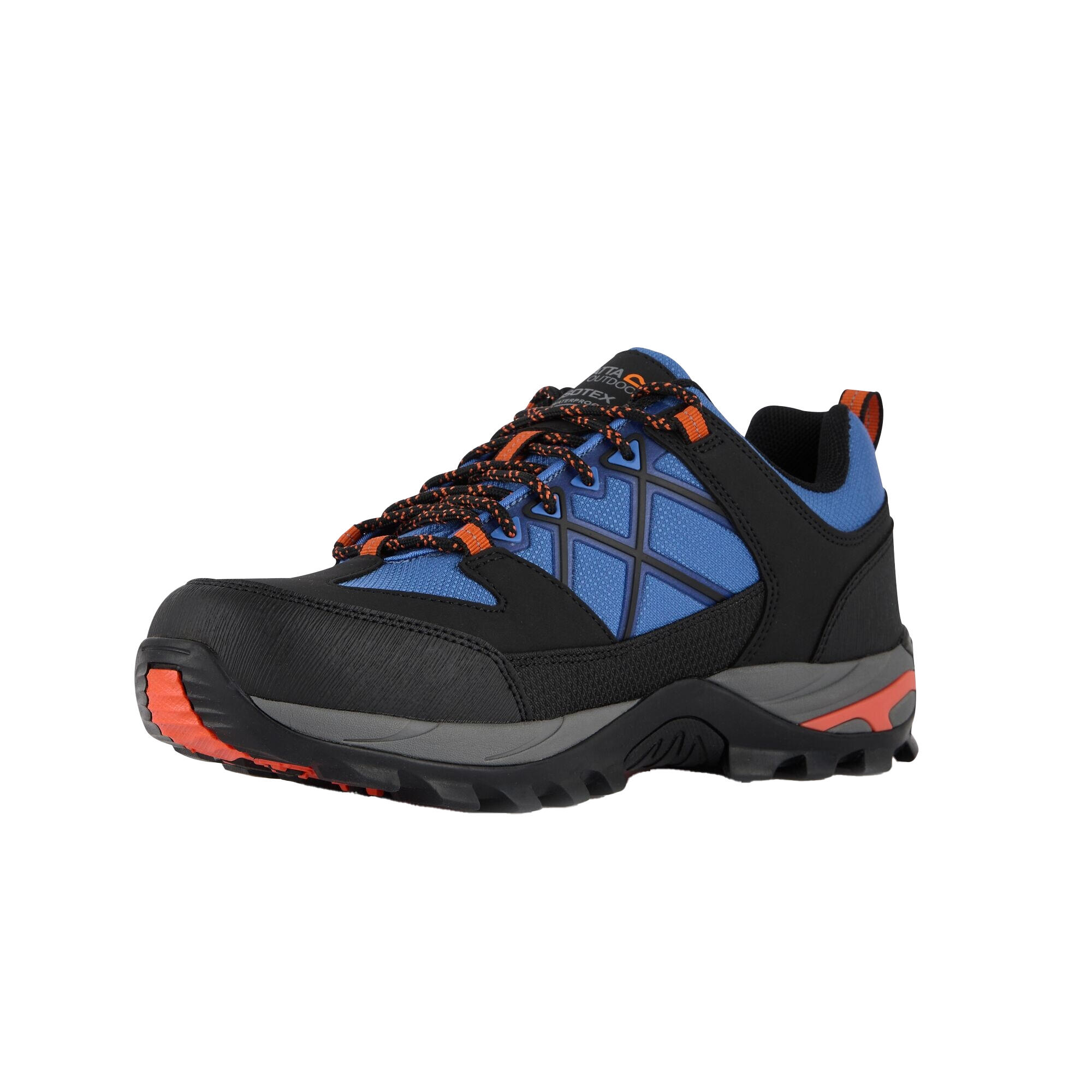 Mens Samaris III Low Walking Shoes (Olympian Blue/Black/Tango) 3/5