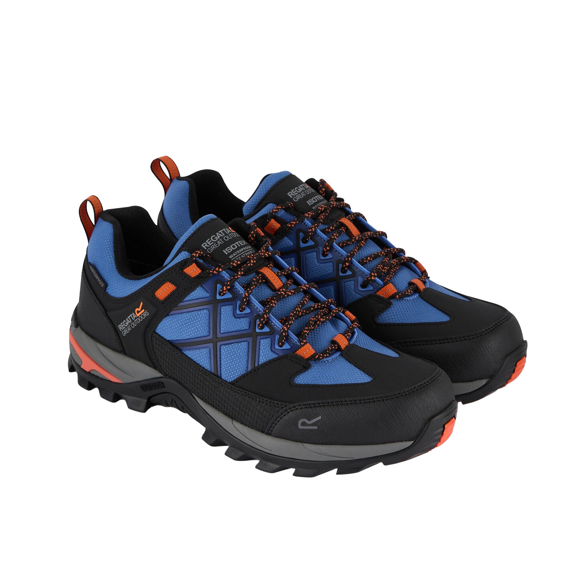 REGATTA Heren Samaris III Laag Loopschoenen (Olympisch Blauw/Zwart/Tango)