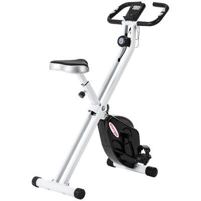 SPORTNOW Cyclette Pieghevole Magnetica 8 Livelli Display e Sellino Regolabile