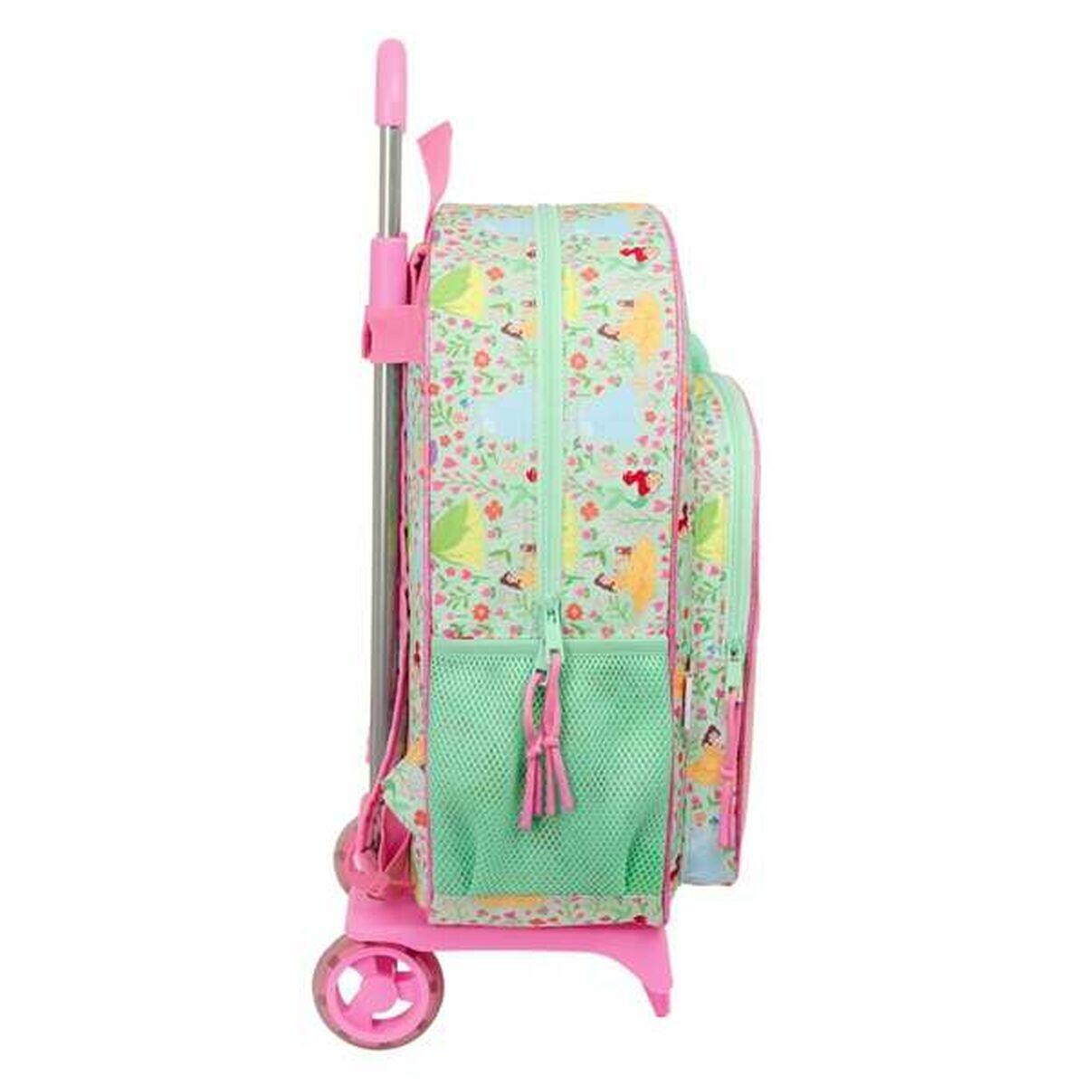 Cartable à roulettes Disney Princess Bloom Vert 3/3