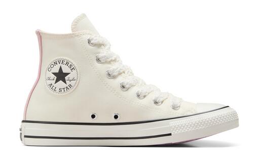 Baskets Converse Modèle Chuck Taylor All Star Crochet Laces Couleur Blanc 1/7
