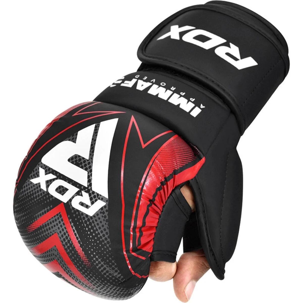 MMA Gloves RDX Shooter IMMAF – Red – XS 2/7