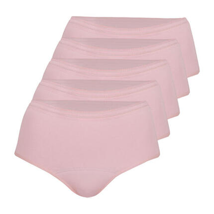 Lot de 5 culottes menstruelles taille haute femme