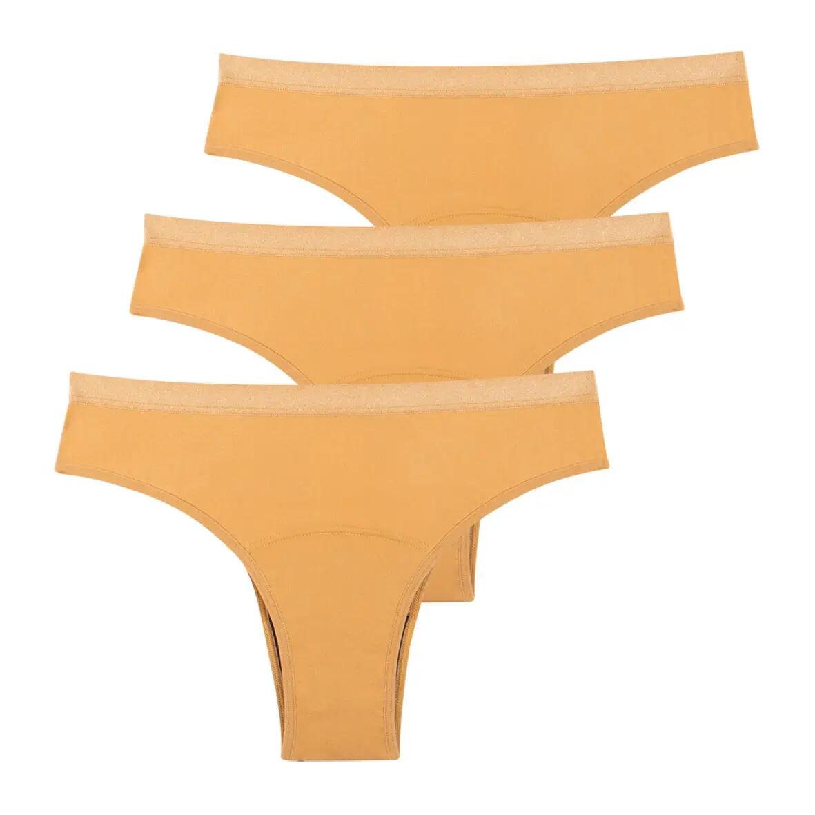 Lot de 3 tangas menstruels femme 4/6
