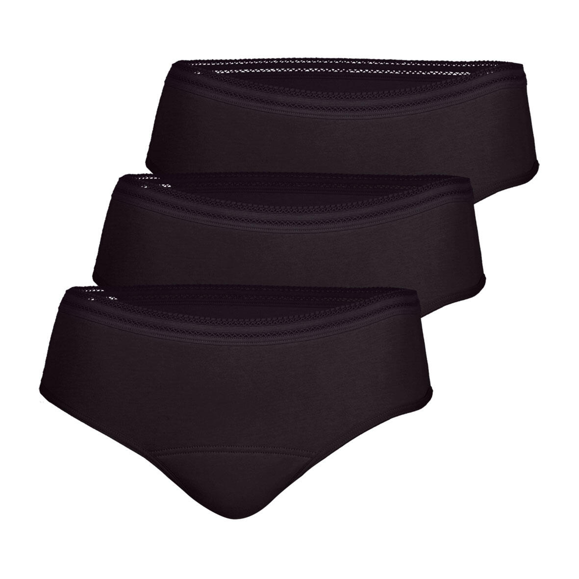 Lot de 3 culottes menstruelles femme 1/7