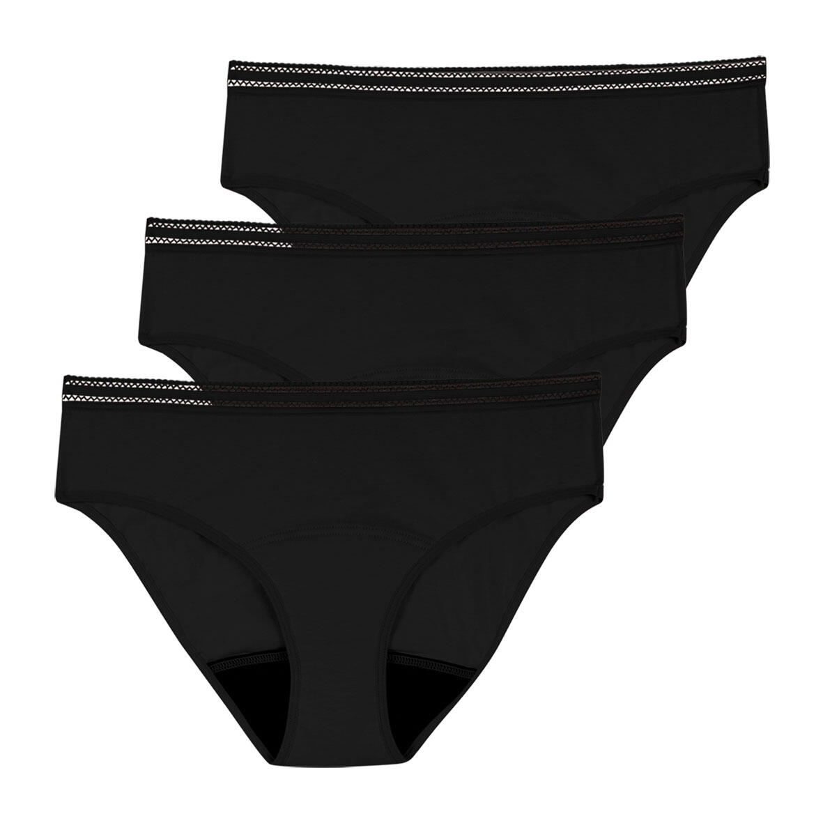 Lot de 3 culottes menstruelles femme 4/7
