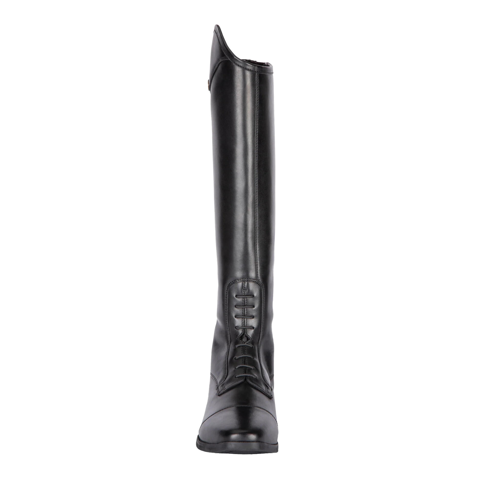 MORETTA Womens/Ladies Ortona Tall Long Riding Boots (Black)