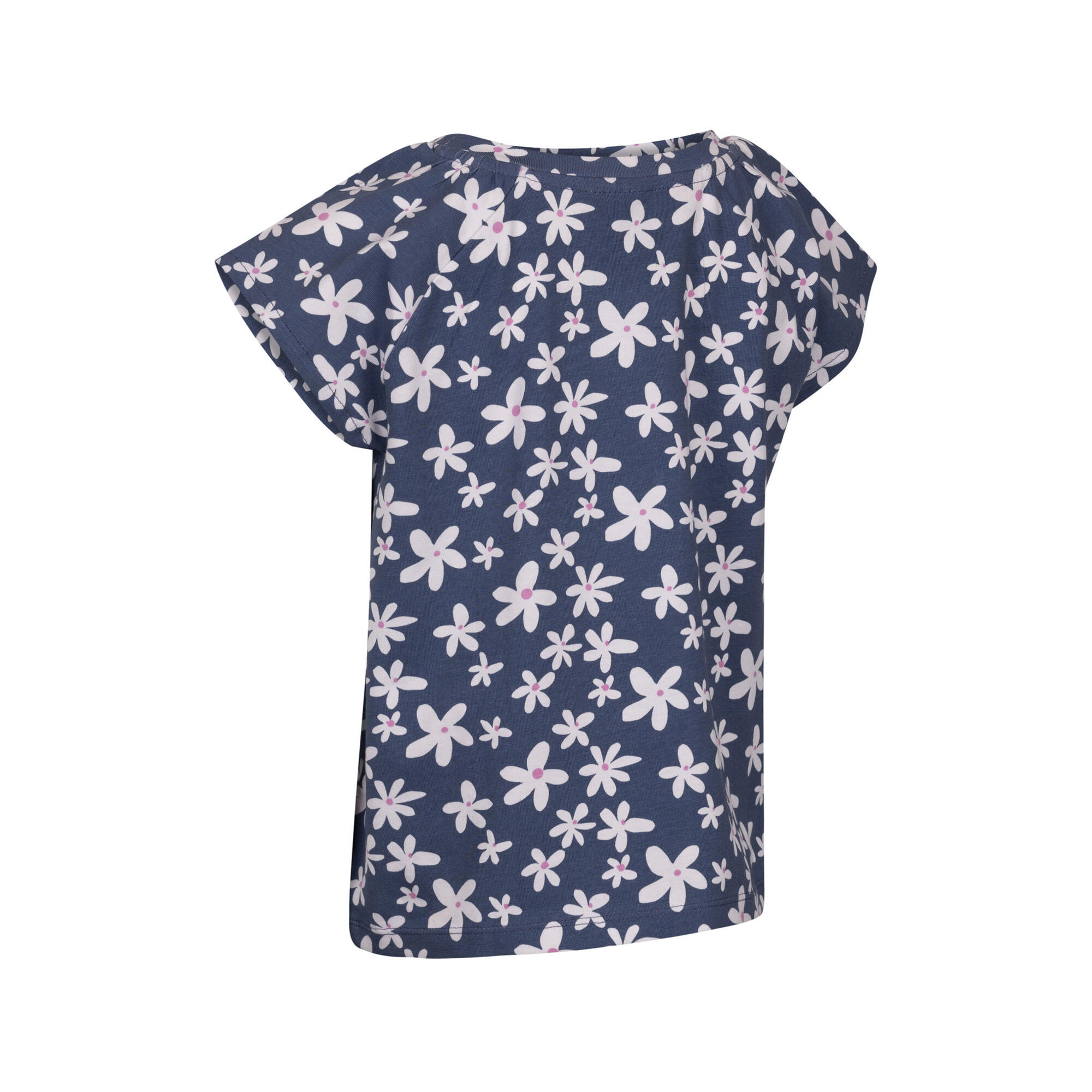 Tshirt Motif/style Floral JOSEY Fille (Ton Bleu) 2/3