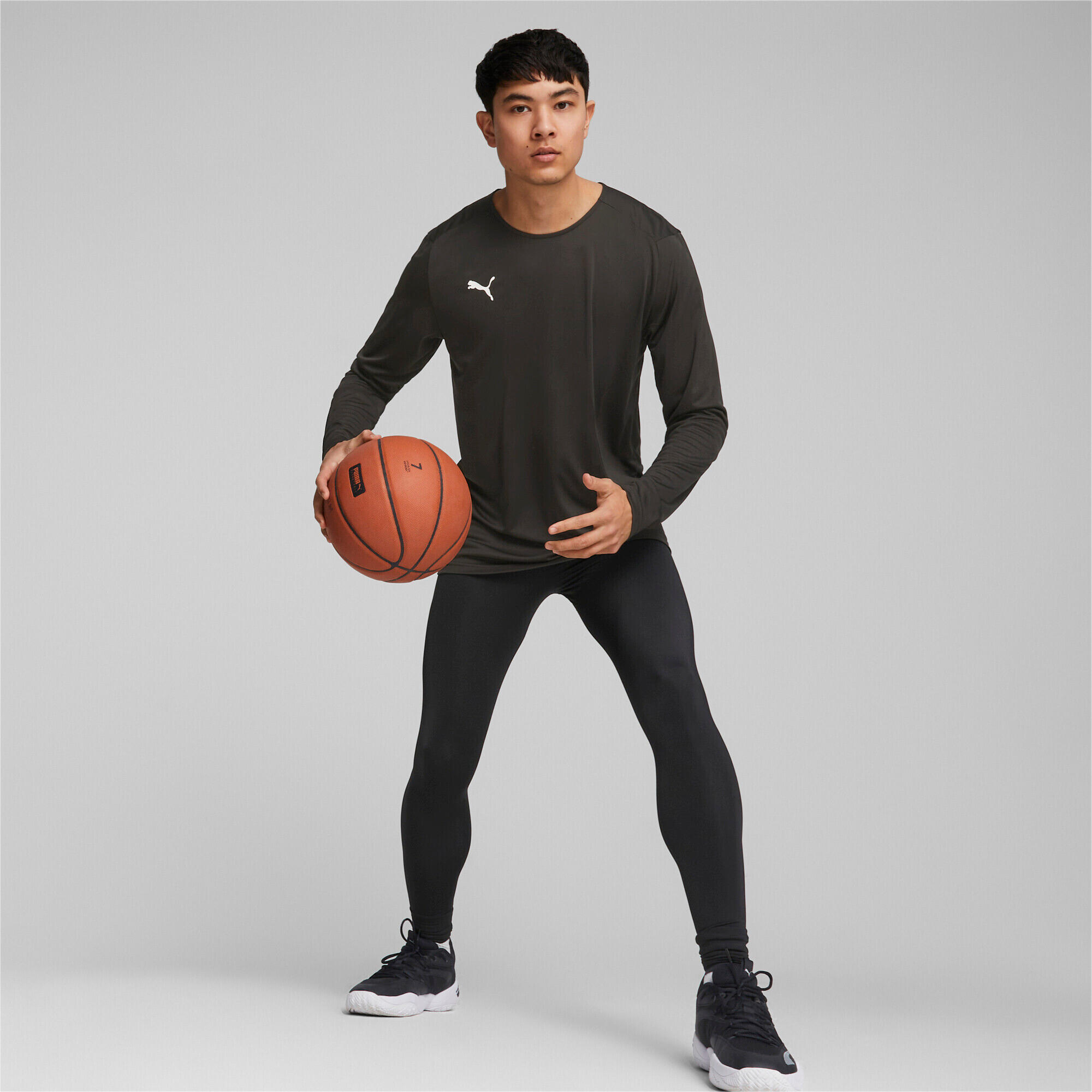 Puma Herren Langarmshirt Hoops Team LS Shooting Shirt 676637 5/5