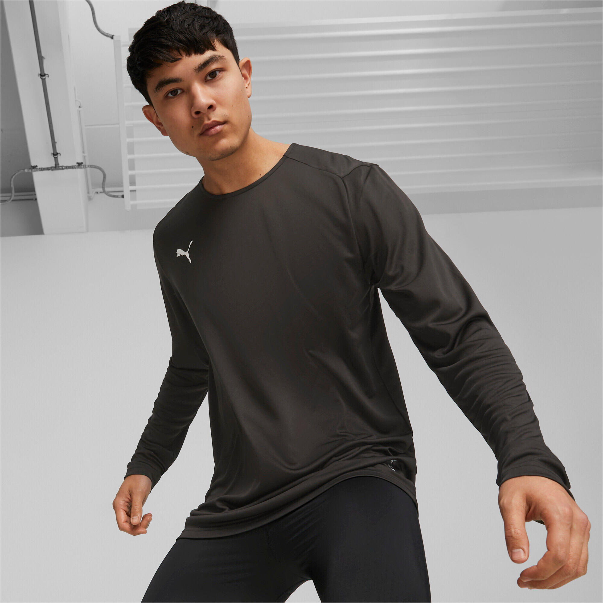Puma Herren Langarmshirt Hoops Team LS Shooting Shirt 676637 3/5