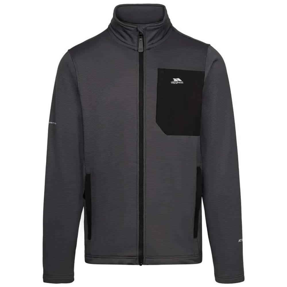 TRESPASS Mens Arranfore AT200 Fleece Jacket (Storm Grey)