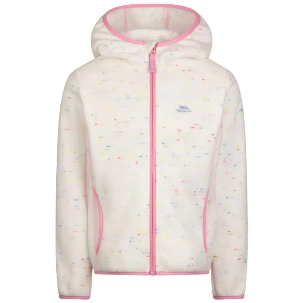 TRESPASS Childrens/Kids Durness Fleece Jacket (White)