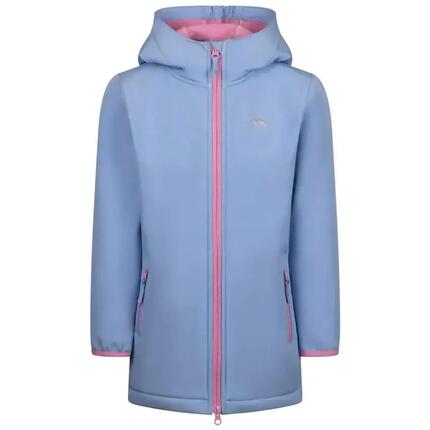 Veste softshell Trespass BRENNAGH Fille Bleuet, capuche, polaire
