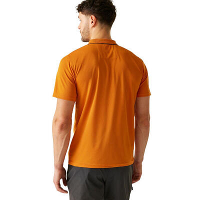 Heren maverick v actief poloshirt (zilvergrijs)