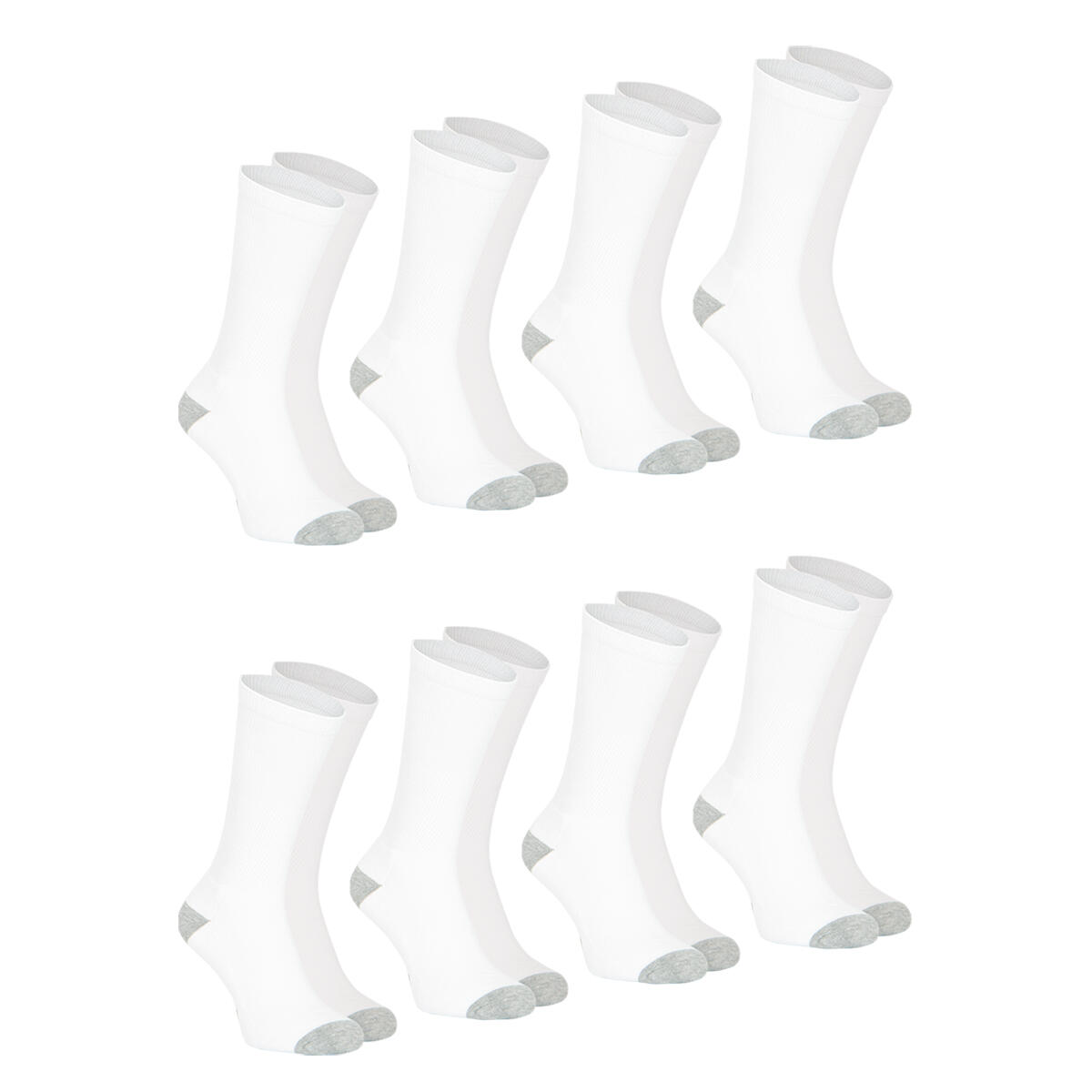 Lot de 8 mi-chaussettes homme Ecopack sport 2/4