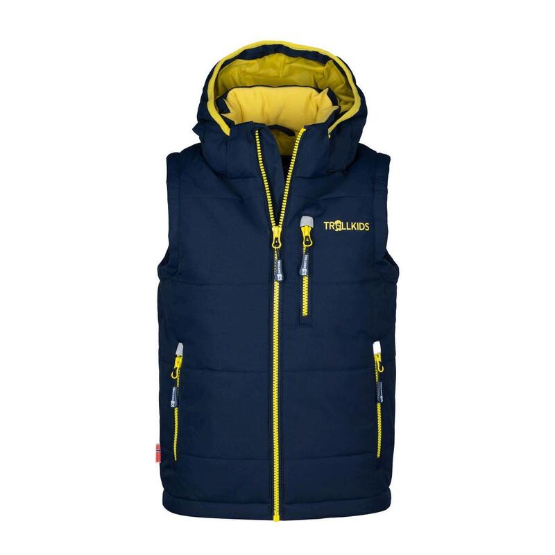 Gilet fonctionnel enfant Narvik XT bleu marine/jaune foncé