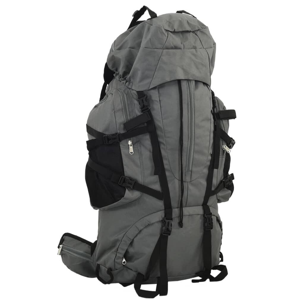 VIDAXL Vidaxl Wanderrucksack 100 L - Graues Oxford-Gewebe