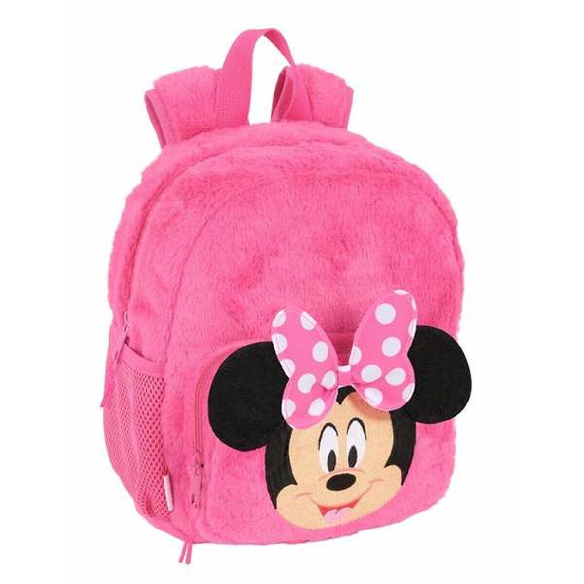 Mochila Escolar Minnie Mouse Rosa 1/2