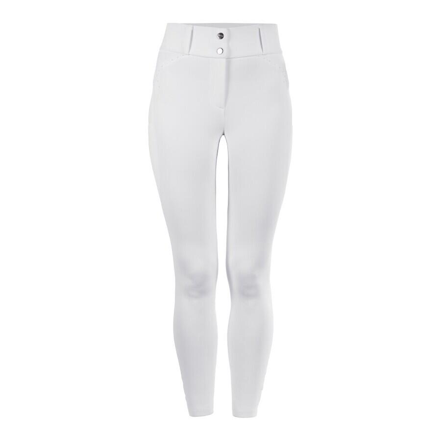 Cavallo - Pantalon Équitation Full Grip Femme Cavallo Canderea Mobile - Legging - Blanc - 40 - Decathlon