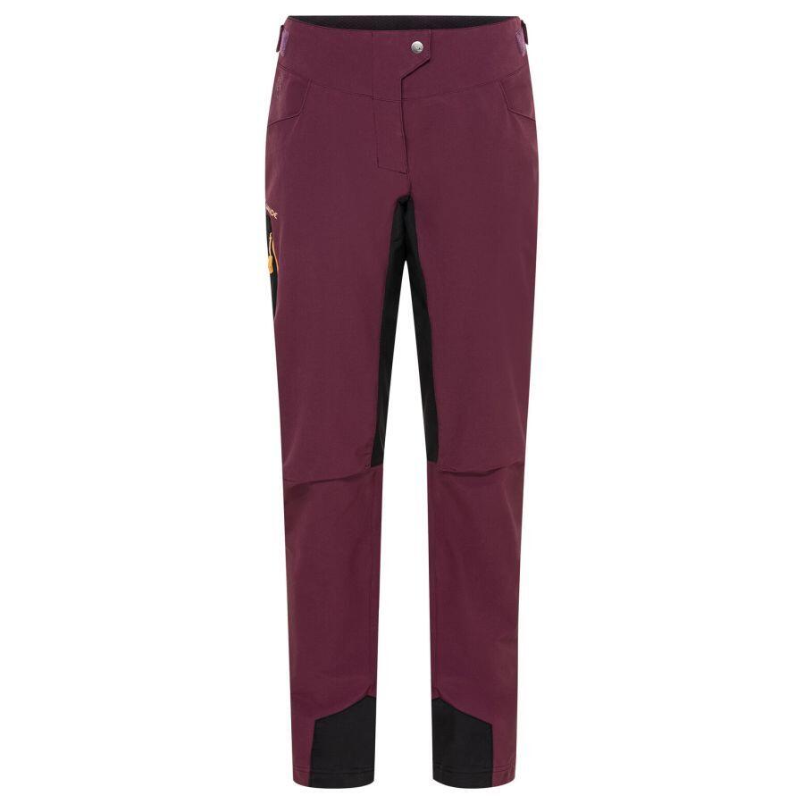 Vaude - Pantalon Femme Vaude Qimsa Light Softshell - Pantalons - Rouge|violet - 44 - Decathlon