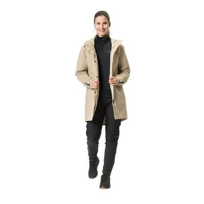 Waterdichte gewatteerde parka voor dames vaude cyclist ii