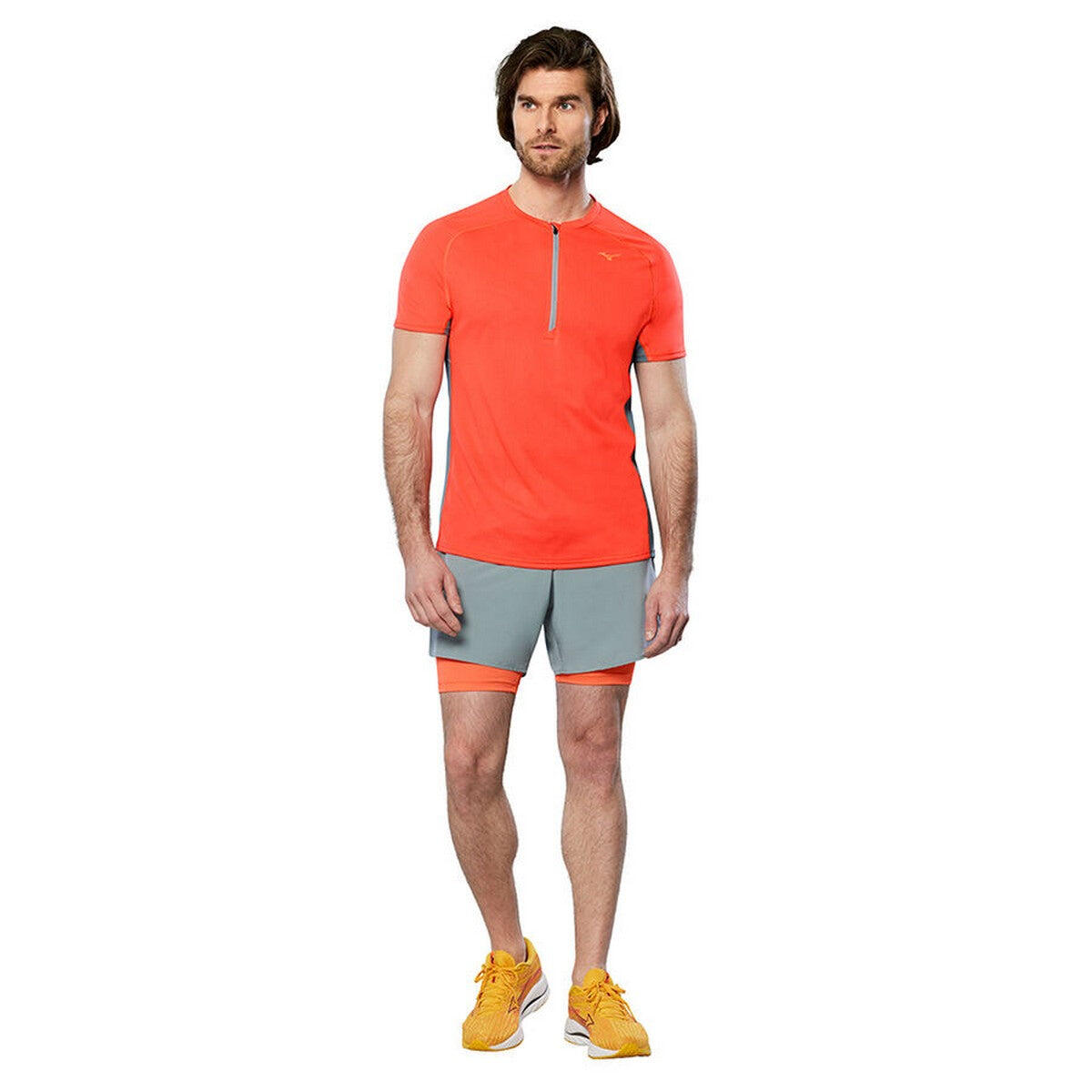 MIZUNO T-shirt Mizuno Trail Dryaeroflow uomo verde