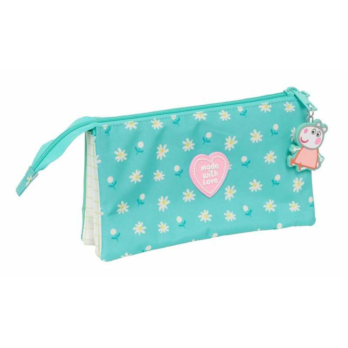Portatodo Triple Peppa Pig Pretty Flowers 2/3