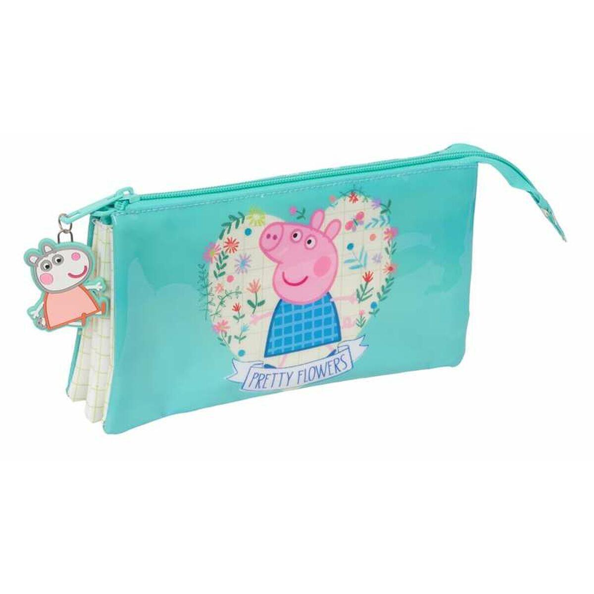 Portatodo Triple Peppa Pig Pretty Flowers 1/3