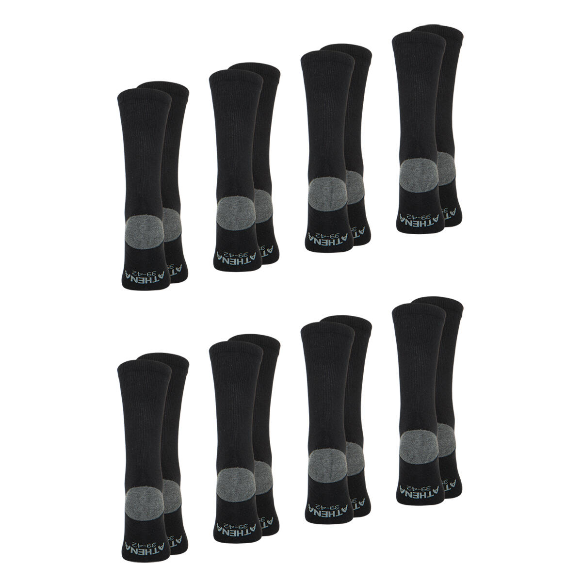 Lot de 8 mi-chaussettes homme Ecopack sport 3/4