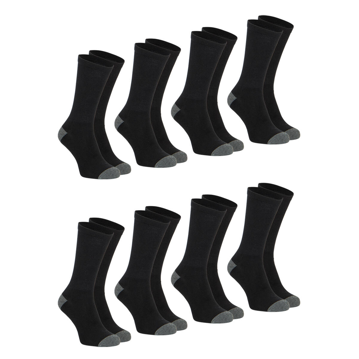 Lot de 8 mi-chaussettes homme Ecopack sport 2/4