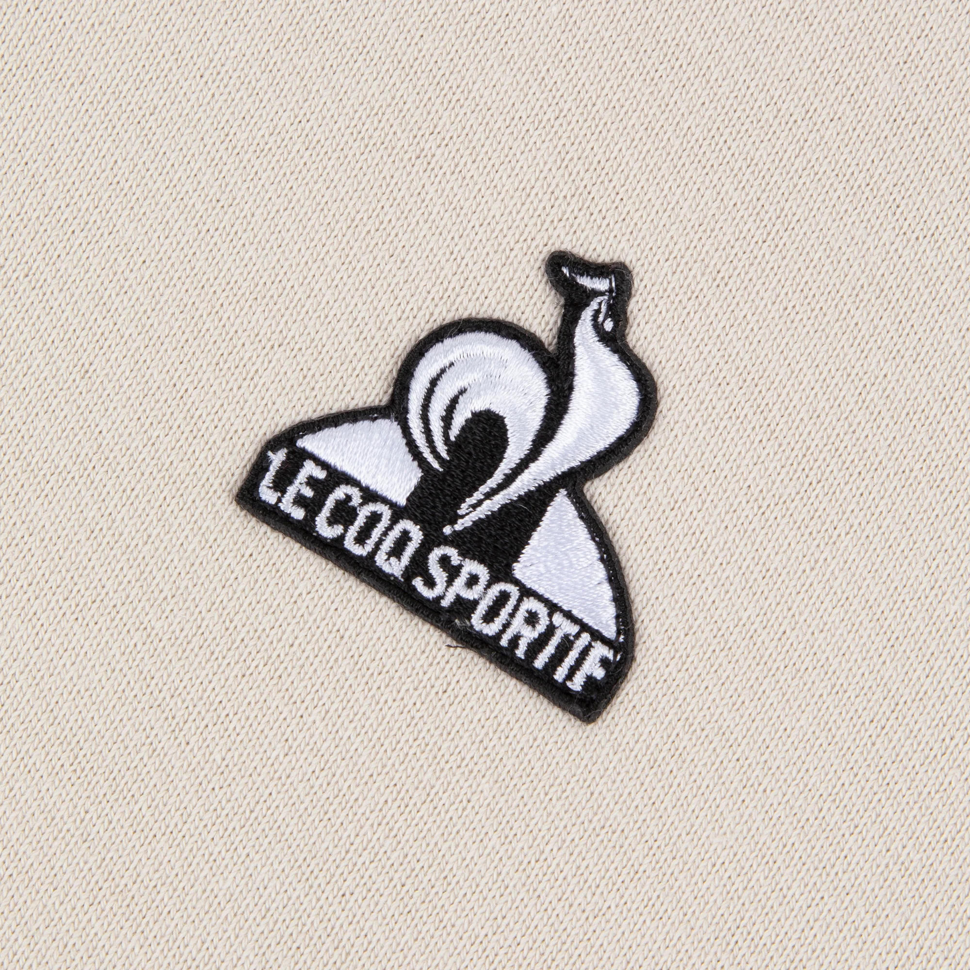 Women's Le Coq Sportif Contemporary Beige Sweatshirt 6/6