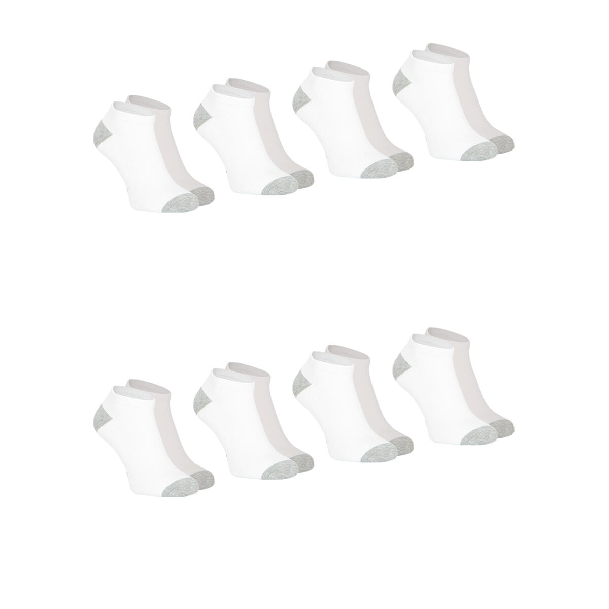 Lot de 8 socquettes homme Ecopack sport 2/4