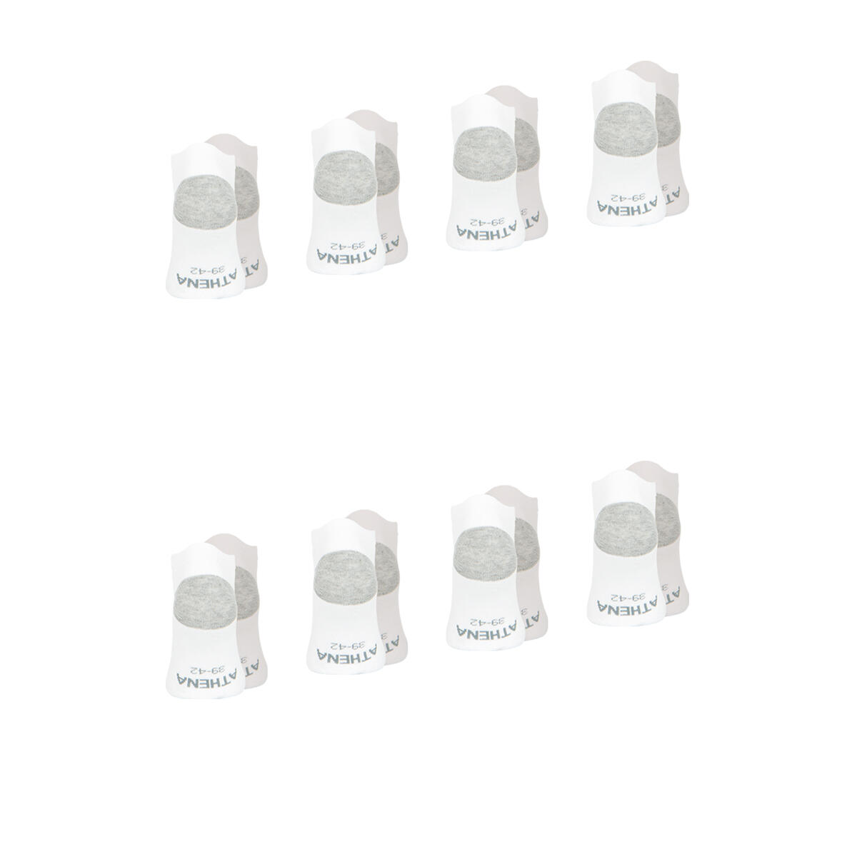 Lot de 8 socquettes homme Ecopack sport 3/4