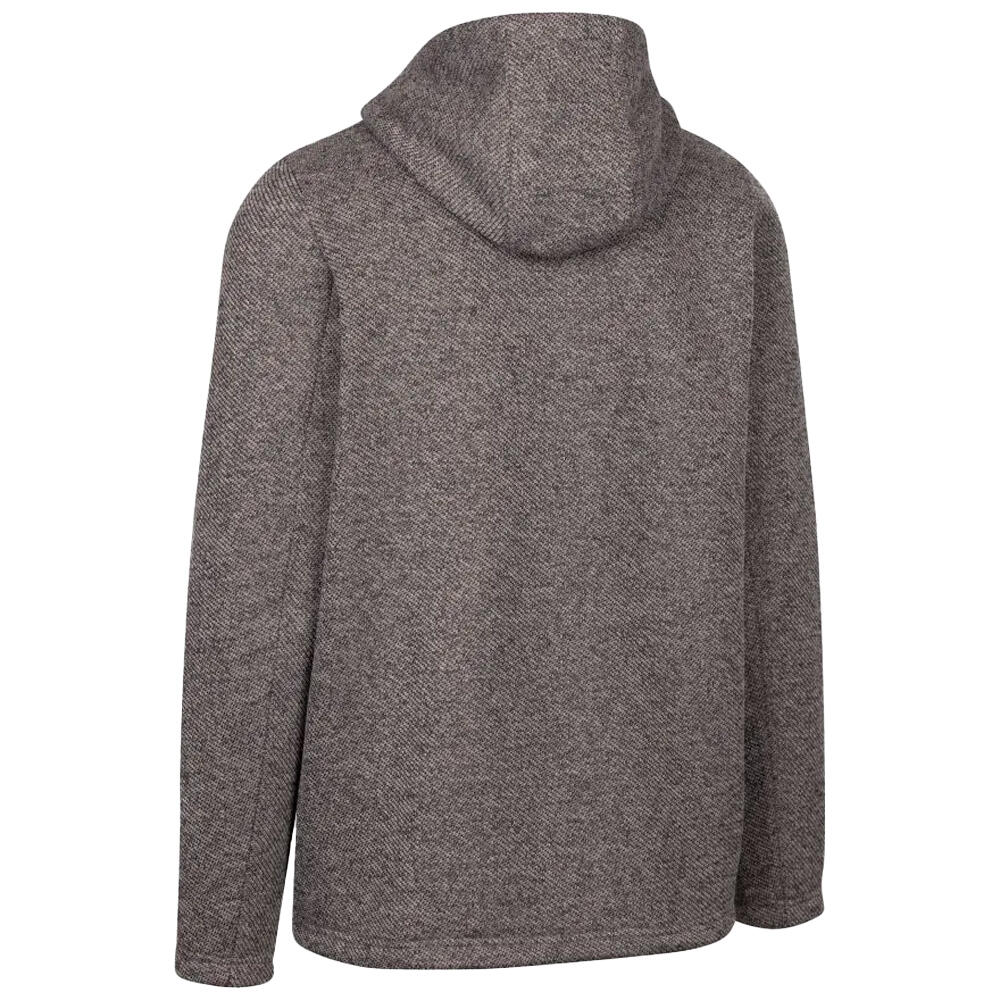 Felpa Con Cappuccio Uomo Trespass Faddiley Grigio Di Marna 2/3