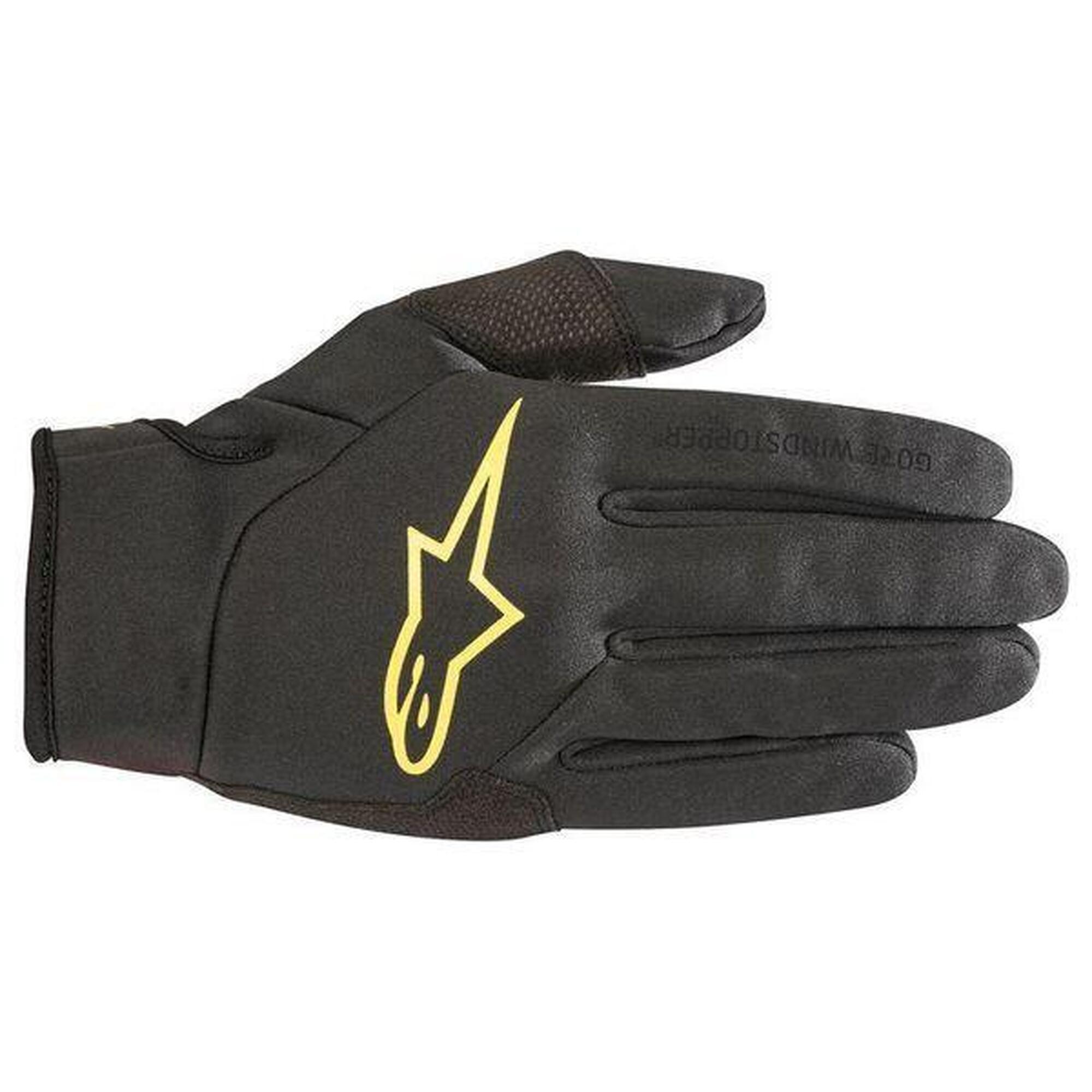 Gants Alpinestars Cascade Gore Windstopper Noir / Jaune