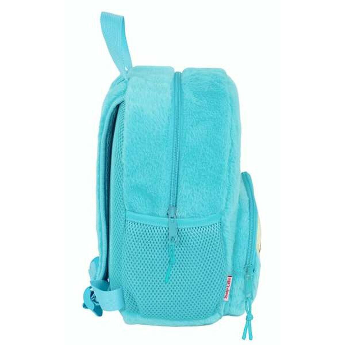 Mochila Escolar Frozen Azul 3/3