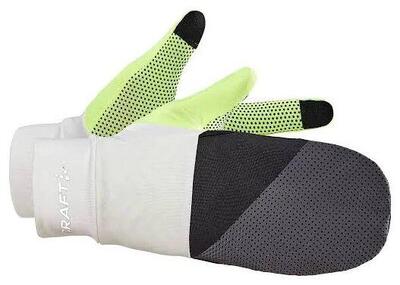 Craft adv lumen hybrid geel wit sporthandschoenen