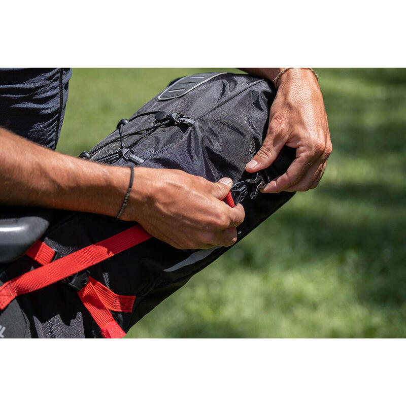 Bolsa de equitación ciclismo en pista impermeable Zefal Z Adventure R17, roja
