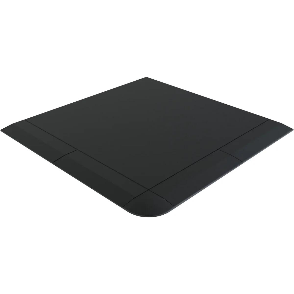Rubberen Tegel - 100x100x2 cm - Zwart 2/4