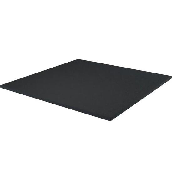 Rubberen Tegel - 100x100x2 cm - Zwart