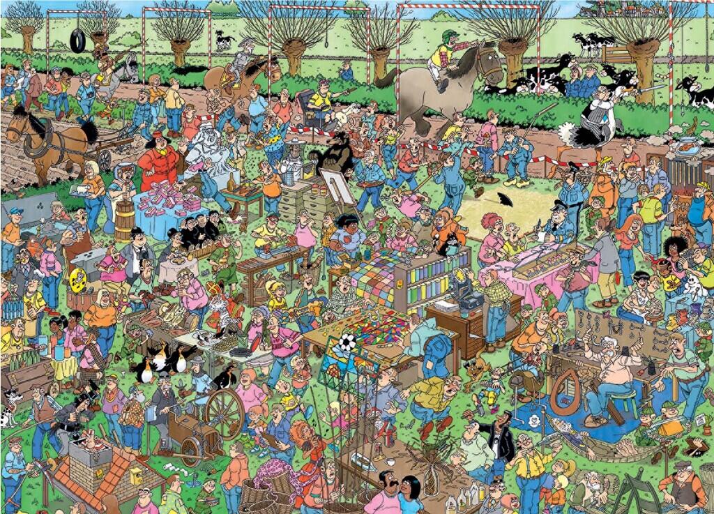 JUMBO Jan van Haasteren Legpuzzel - Oud Hollandse Ambachten, 1000st.